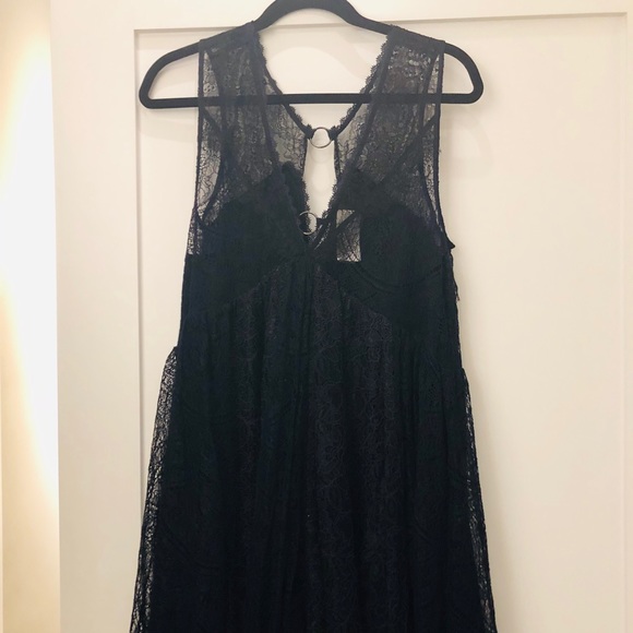 Free People - black lace Top / Dress - Small, NWT - Picture 7 of 8